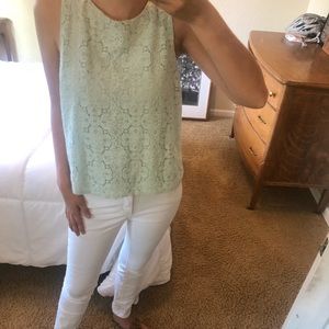 Very very cute flower print lace top!